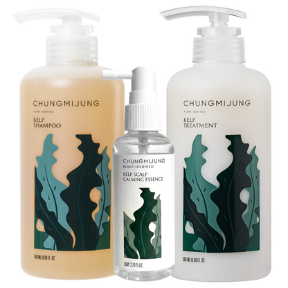 Chungmijung Kelp Shampoo & Kelp Treatment & Kelp Scalp Essence